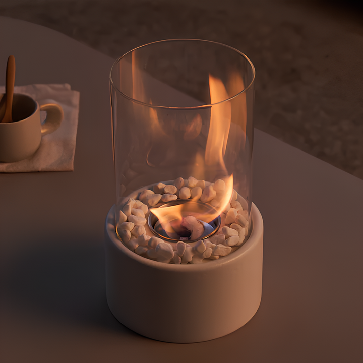 BowLift | Table Lamp Glass Oil Flame Burner