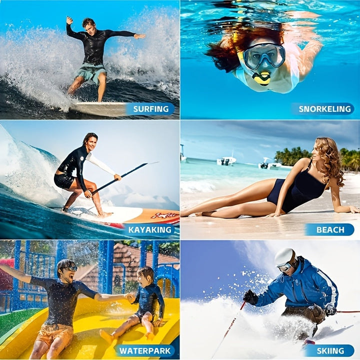 Azura | Waterproof Phone Case with Neck Strap for Beach and Travel – Durable PVC Smartphone Case for 20-32 cm Devices