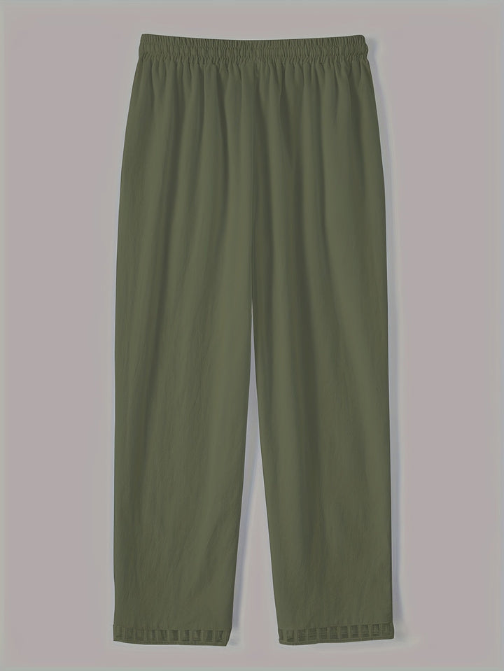 Wren – Relaxed Contrast Trim Cropped Pants