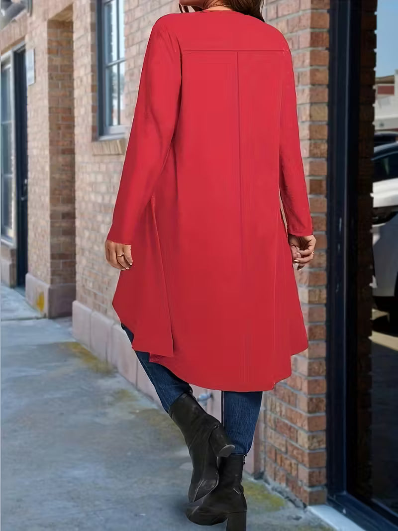 Neasa - Elegant Long Sleeve T-Shirt