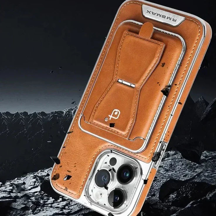 Azura | Lux Hold Leather Wallet Stand iPhone Case
