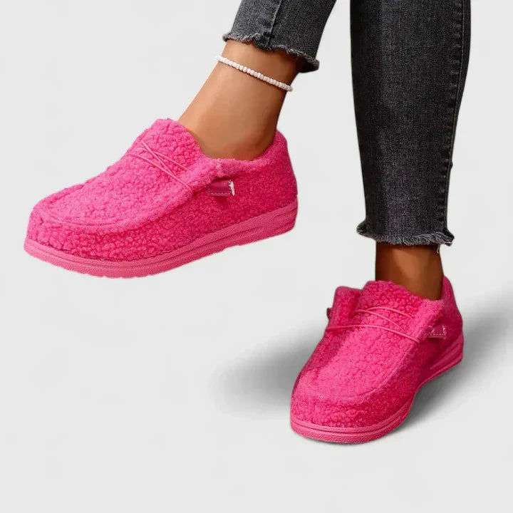 DEMI – COZY SHERPA LOAFERS