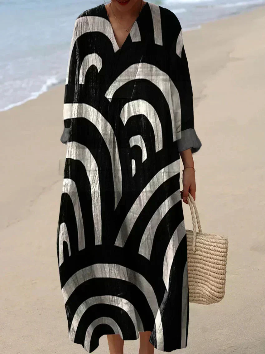 Cynthia - Summer Breeze Printed Dress