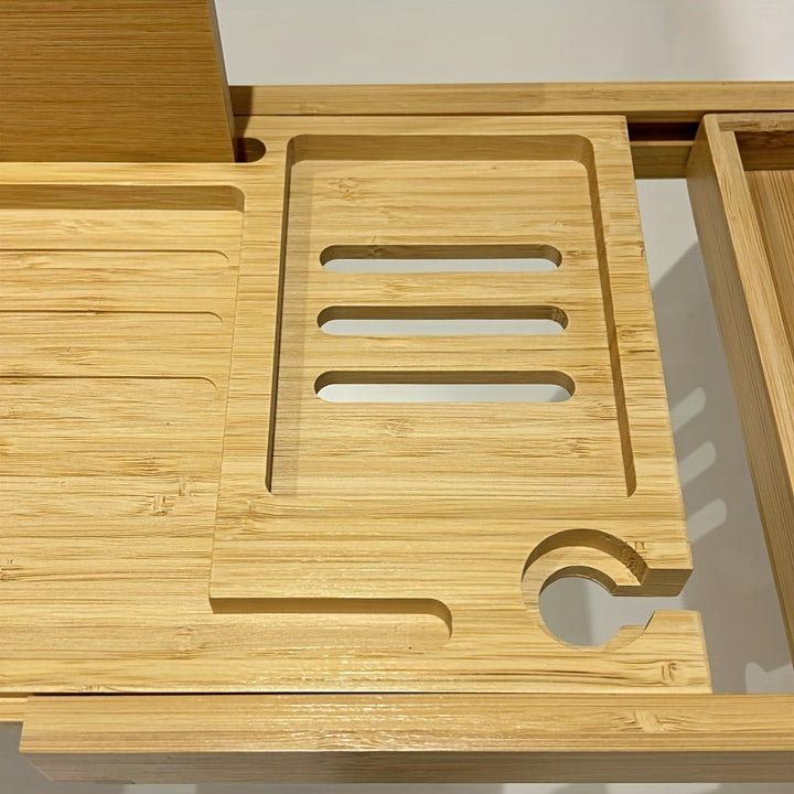 BowLift | Bamboo Bathtub Tray - For Ultimate Relaxation