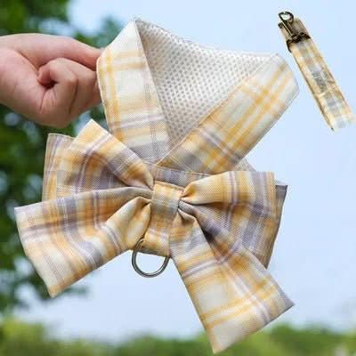Azura | AURÉLIEN HARNESS – Adjustable dog harness with bow for stylish walks