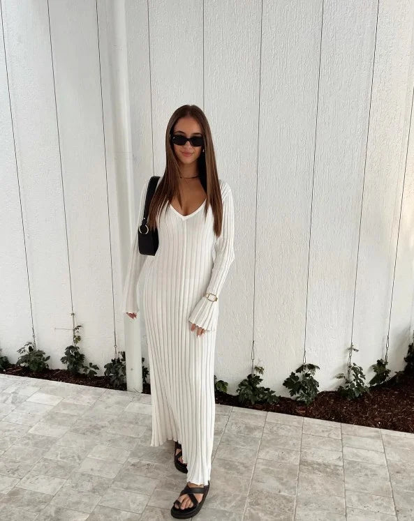 Sara - New Knitted Midi Dress