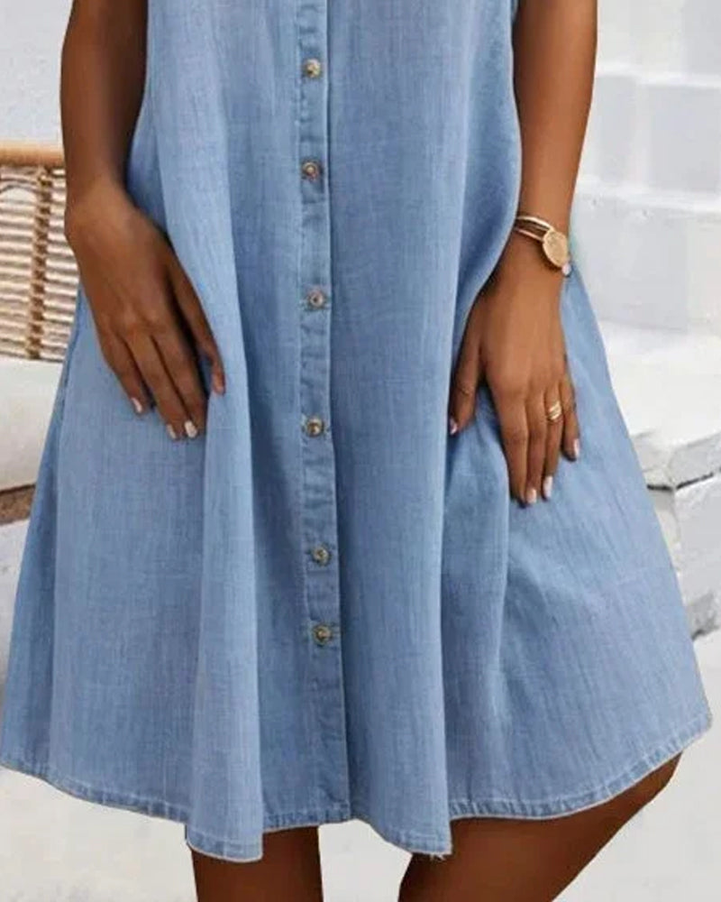 Jessica | Relaxed Button Shirt Dress