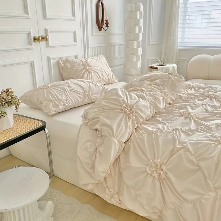 BowLift | Blanket Pleated Microfibre Bedding Set