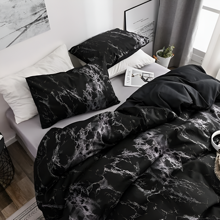 BowLift | Marble Blanket Modern Soft Bedding Set