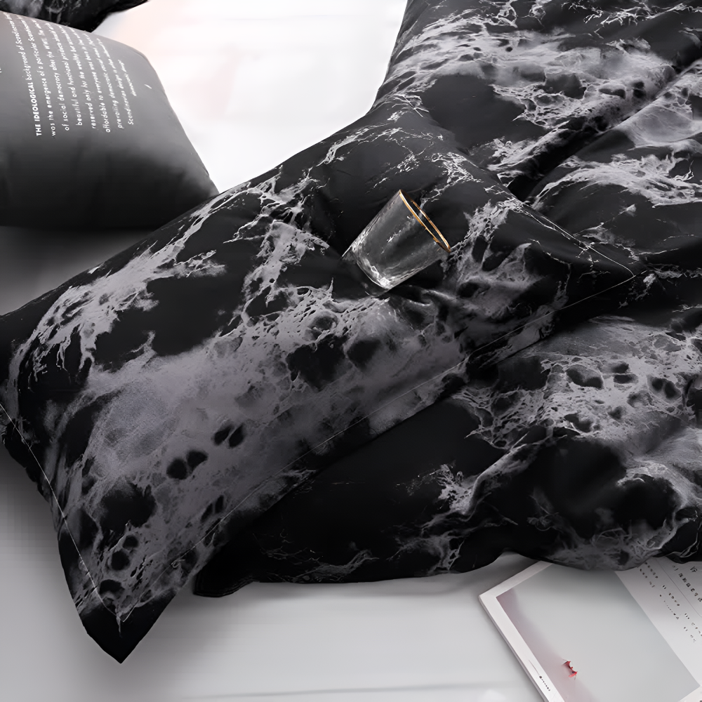 BowLift | Marble Blanket Modern Soft Bedding Set