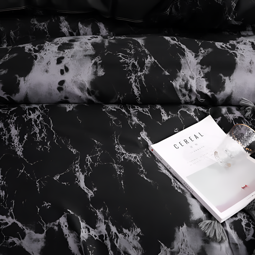 BowLift | Marble Blanket Modern Soft Bedding Set