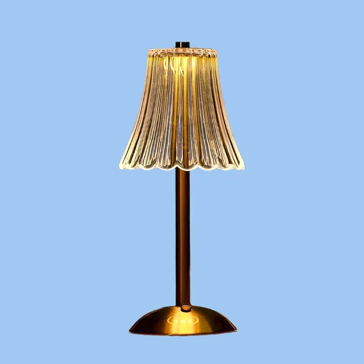 BowLift | Table Lamp with Crystal Shade and USB Charging