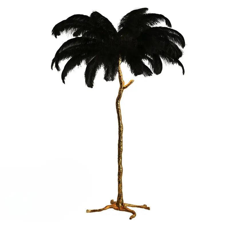 BowLift | LuxeOstral - Nordic Ostrich Feather Floor Lamp