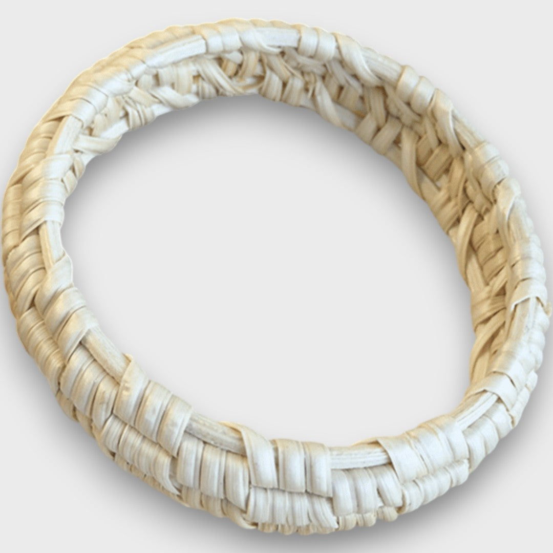 Noelia – Braided Rattan Bracelet