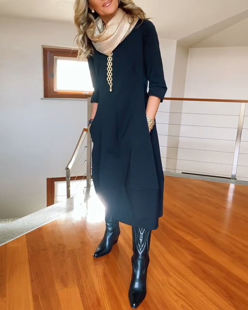 Jennifer | Graceful Casual Elegance Dress