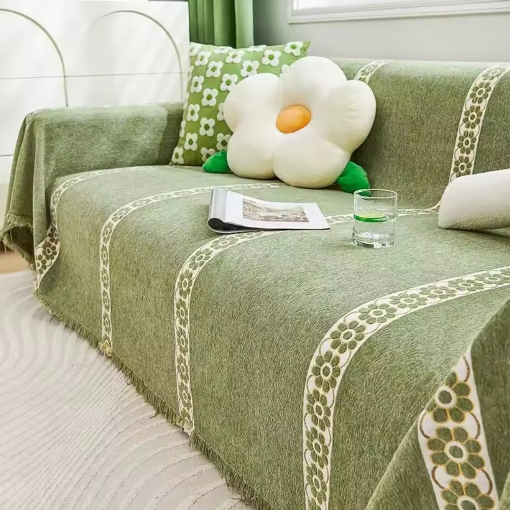 BowLift | Flourish Leaf Sofa Cover