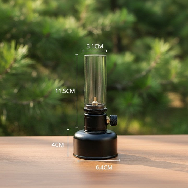 BowLift | Mini Gas Flame Torch Table Lamp
