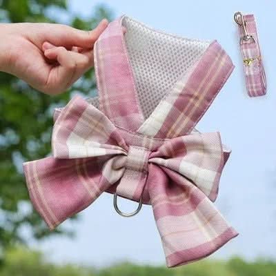 Azura | AURÉLIEN HARNESS – Adjustable dog harness with bow for stylish walks