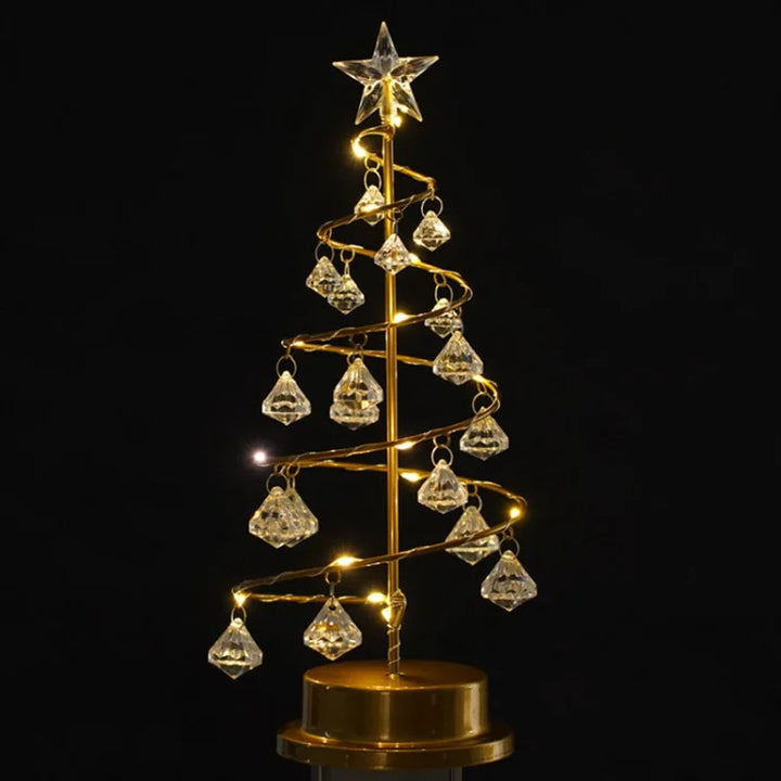 BowLift | Christmas Table Lamp with LED Spiral Design