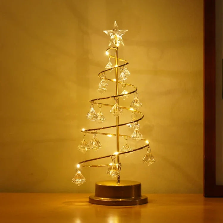 BowLift | Christmas Table Lamp with LED Spiral Design