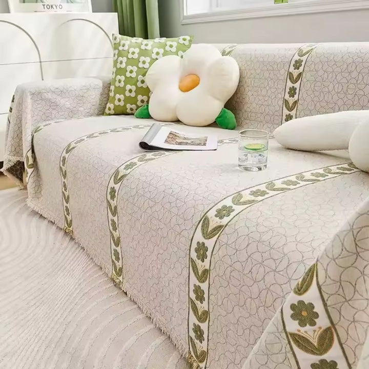 BowLift | Flourish Leaf Sofa Cover