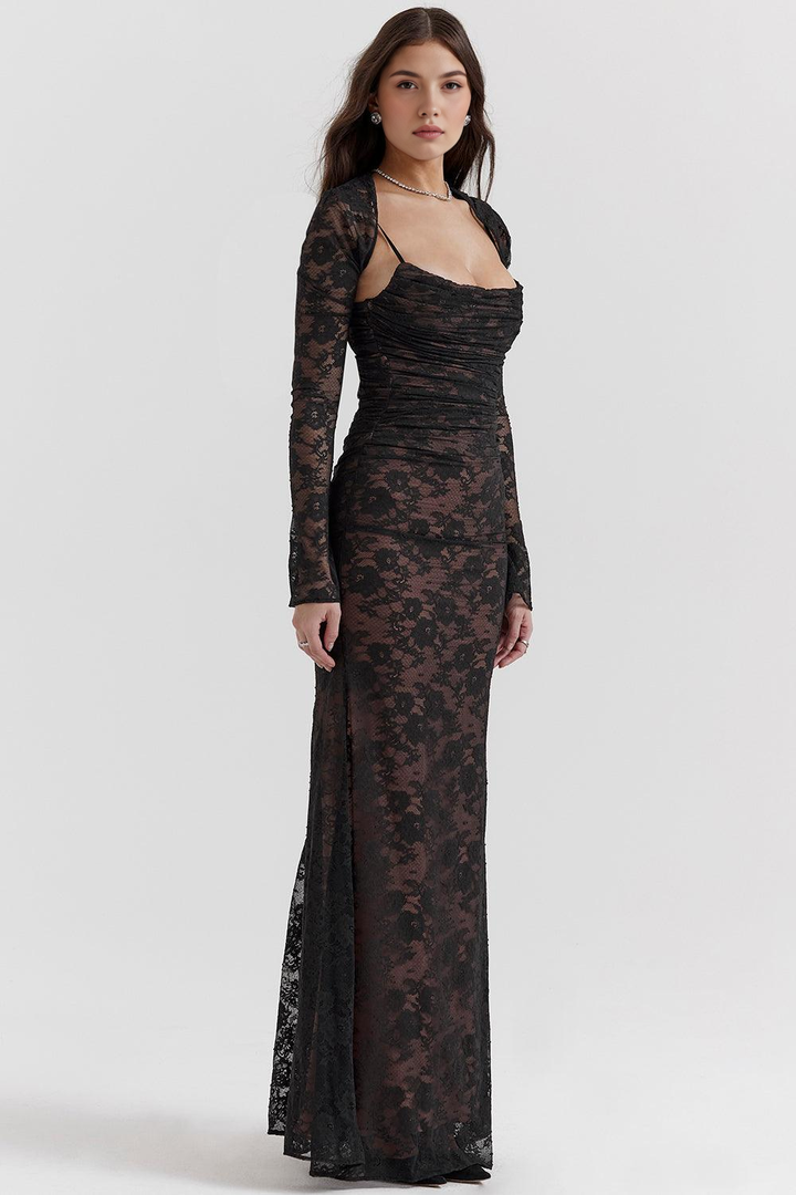 CELESTE - Lace Maxi Dress