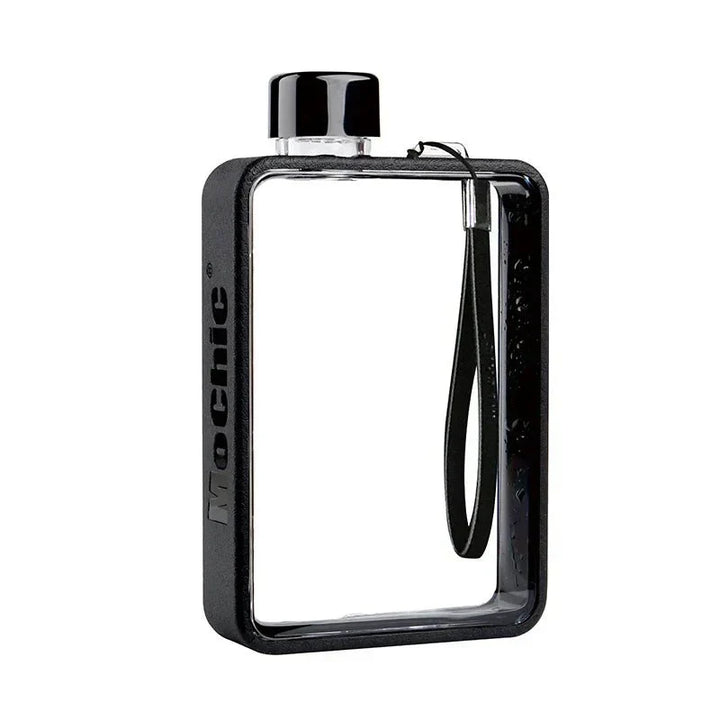 Azura | Flat transparent water bottle