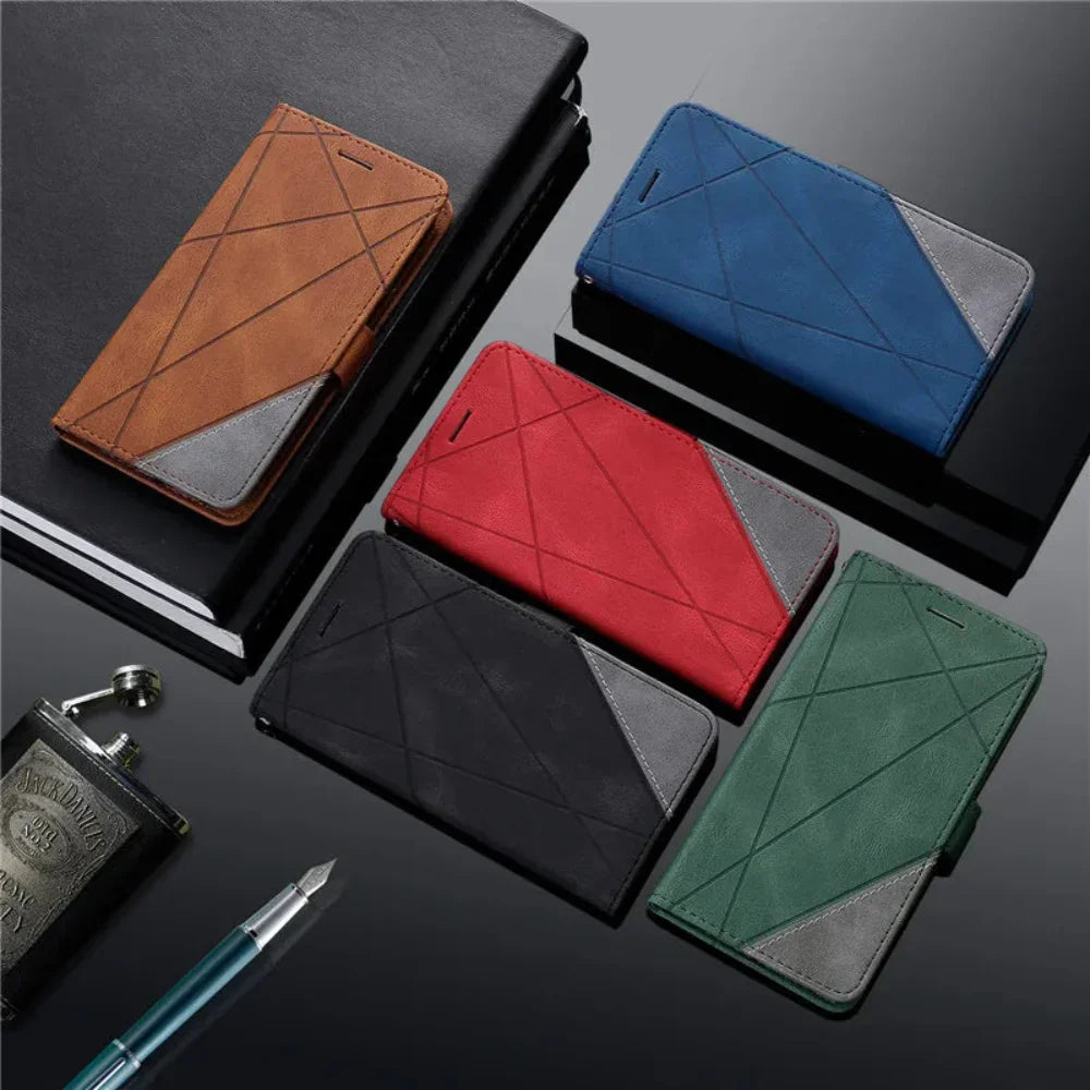 Azura | Leather Wallet Flip Phone Case