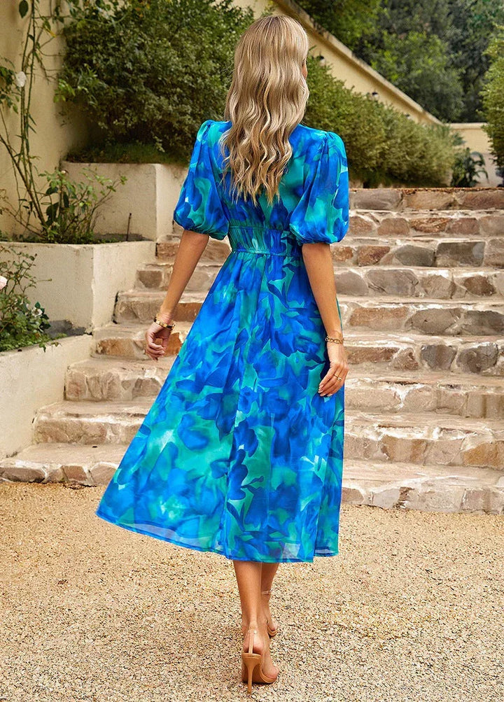 Innova - V Neck Midi Dress