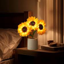 BowLift | Table Lamp Sunflower LED USB Rechargeable Light