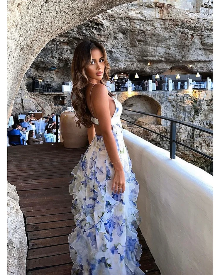 Mikayla - Elegant Dress With Ruffles