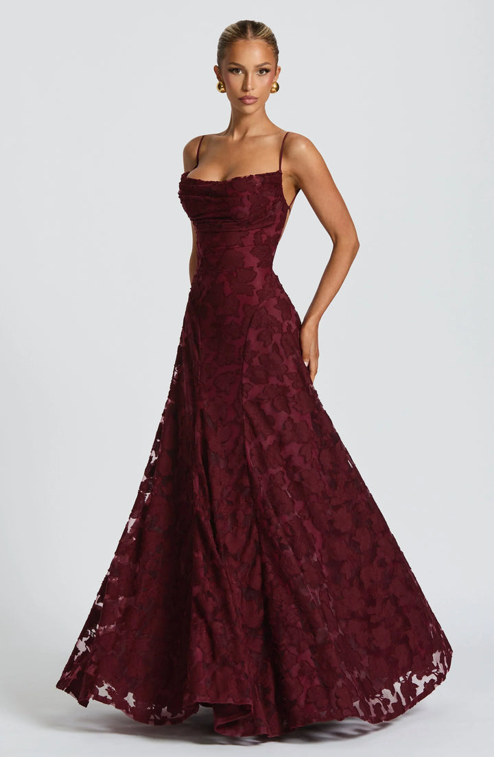 Lucina | Maxi Dress of Refined Elegance