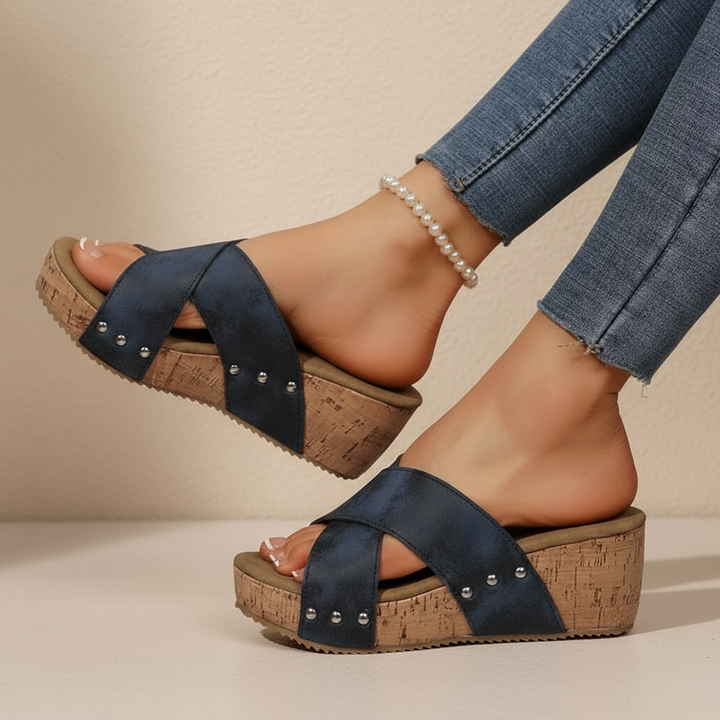 Oakley – Boho Wedge Sandals