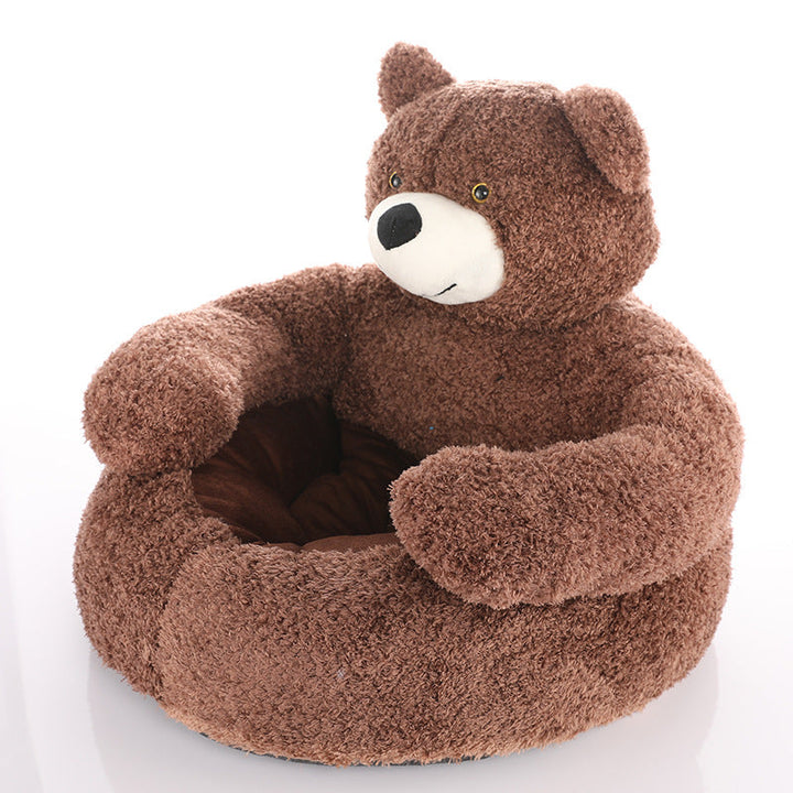 Azura | Cute detachable cuddly bear cat bed