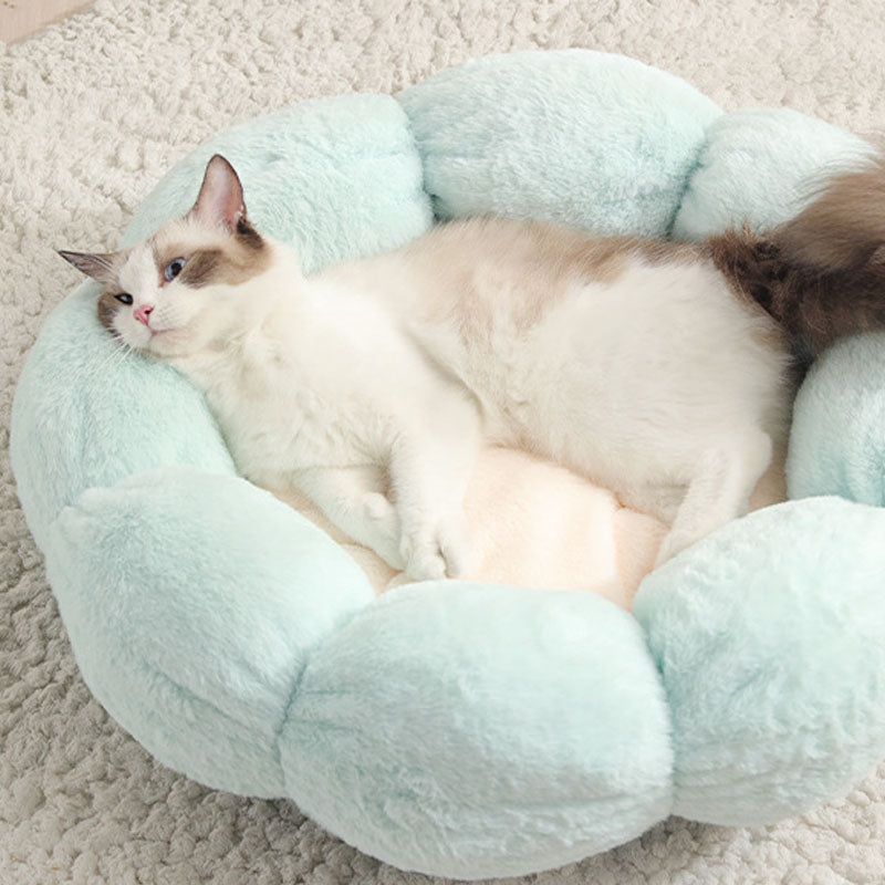 Azura | Deep Sleep Flower Shape Cat Bed
