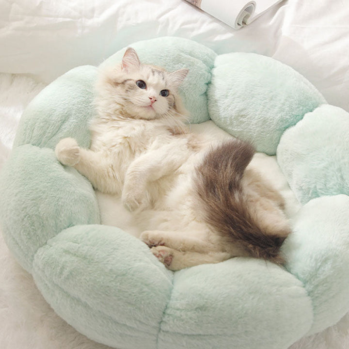 Azura | Deep Sleep Flower Shape Cat Bed
