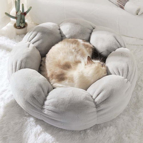 Azura | Deep Sleep Flower Shape Cat Bed