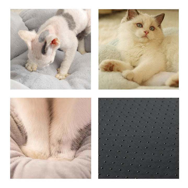Azura | Deep Sleep Flower Shape Cat Bed
