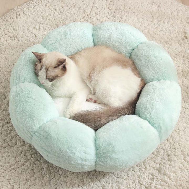 Azura | Deep Sleep Flower Shape Cat Bed