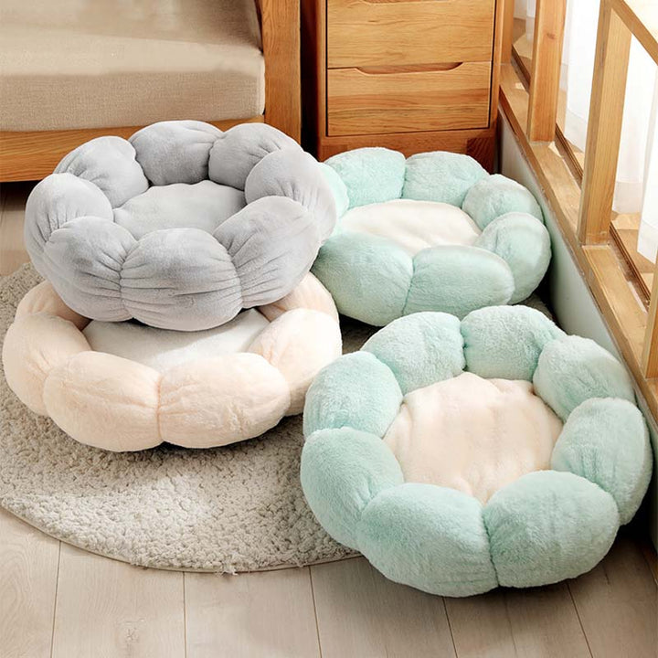Azura | Deep Sleep Flower Shape Cat Bed