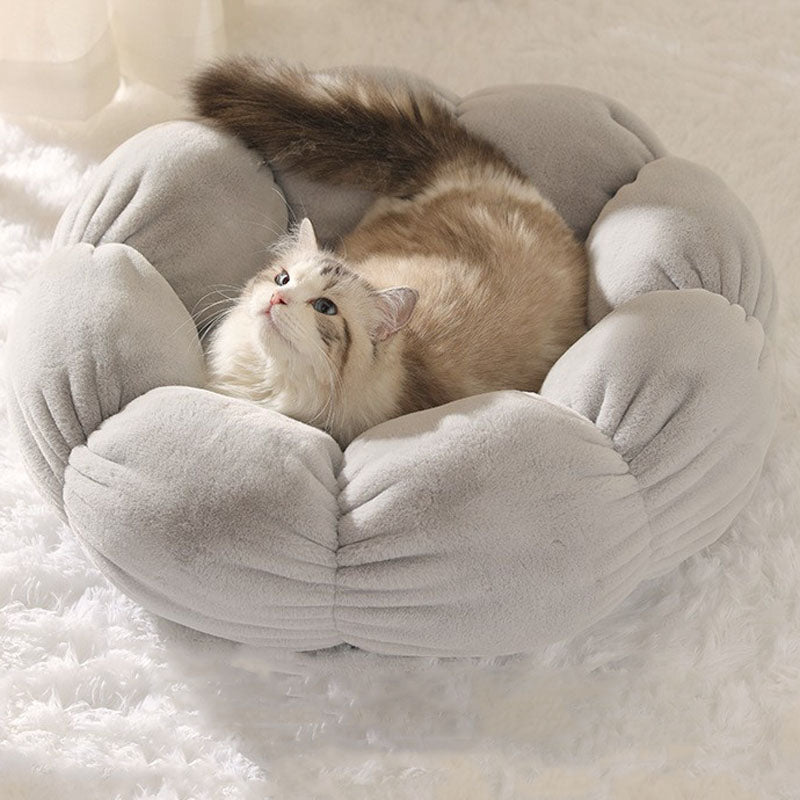 Azura | Deep Sleep Flower Shape Cat Bed