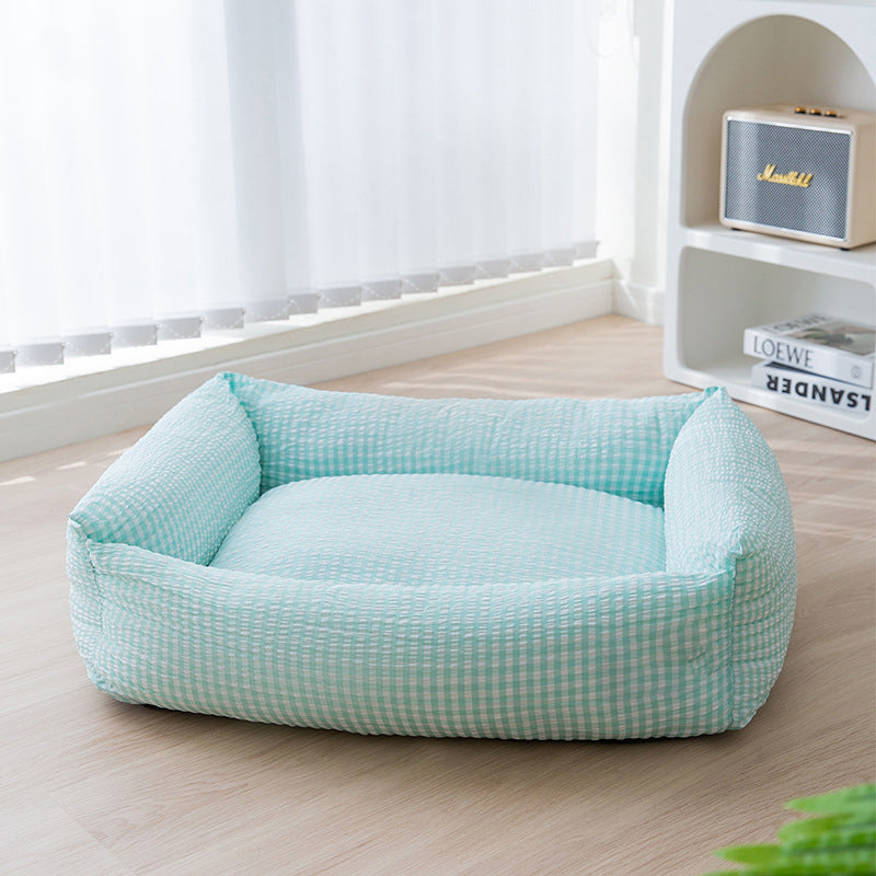 Azura | Rectangular washable dog bed breathable pet bed
