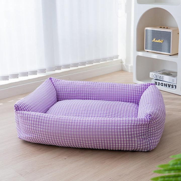 Azura | Rectangular washable dog bed breathable pet bed