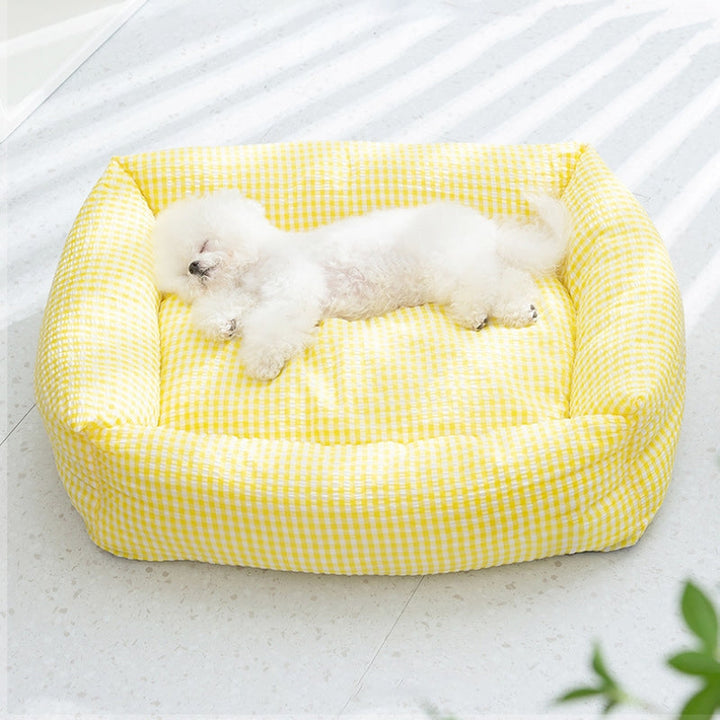 Azura | Rectangular washable dog bed breathable pet bed