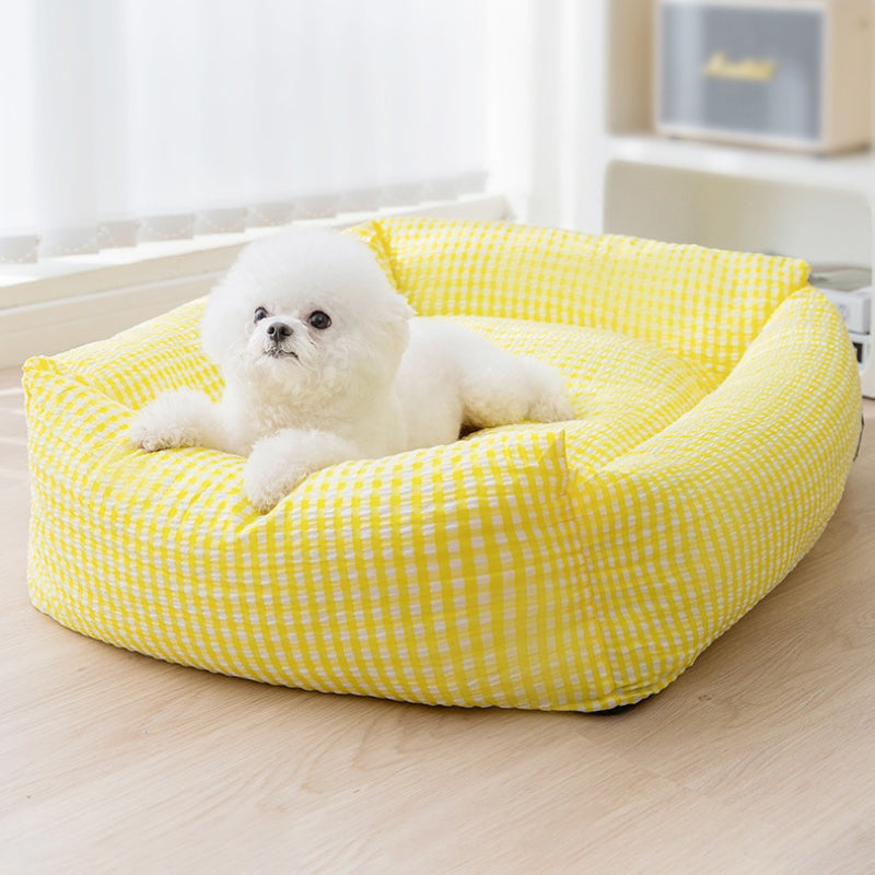 Azura | Rectangular washable dog bed breathable pet bed
