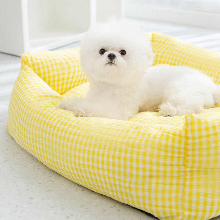 Azura | Rectangular washable dog bed breathable pet bed