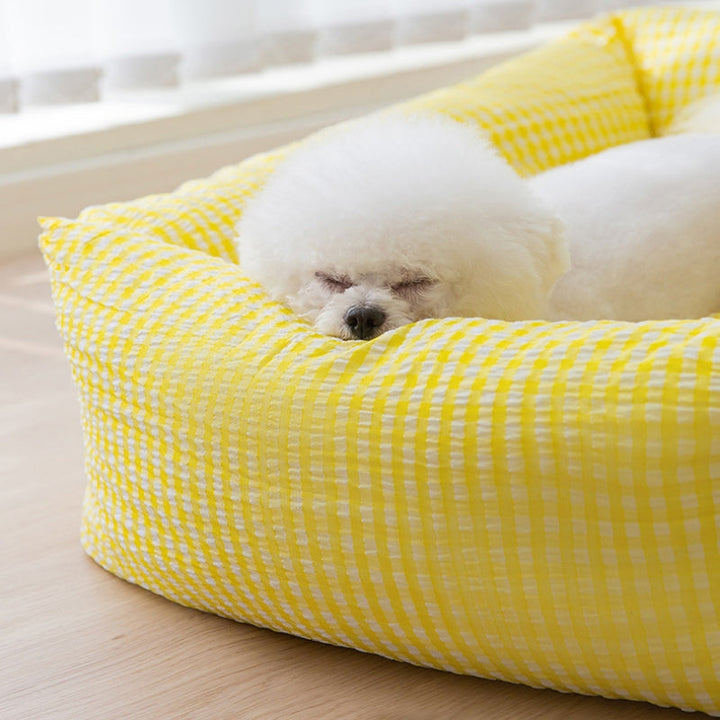 Azura | Rectangular washable dog bed breathable pet bed
