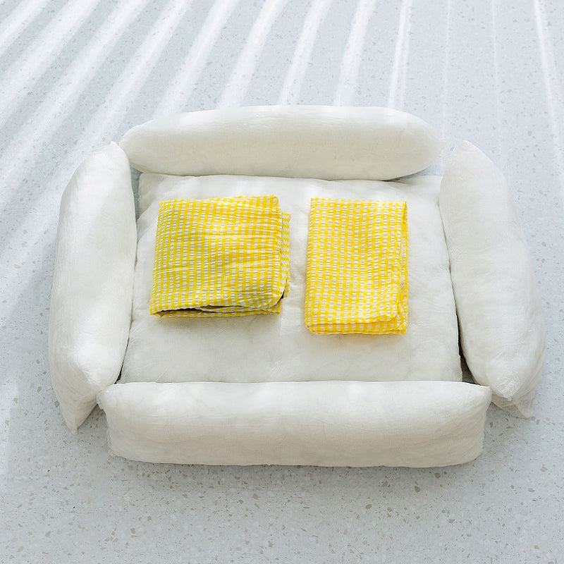Azura | Rectangular washable dog bed breathable pet bed