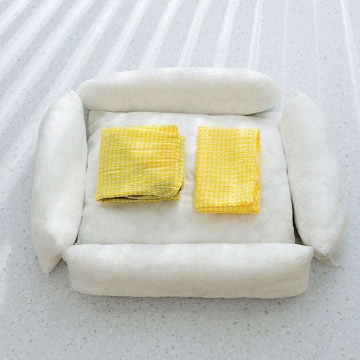 Azura | Rectangular washable dog bed breathable pet bed