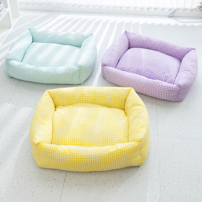 Azura | Rectangular washable dog bed breathable pet bed